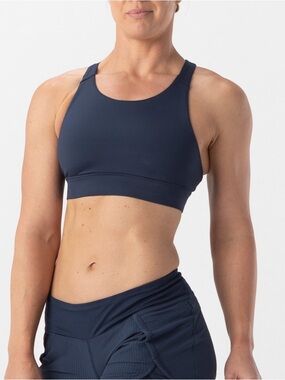 EUC Hylete Essence Bra Classic Navy size S